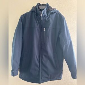 Men’s Weatherproof Dark Blue Double Insulated Jacket Size Medium